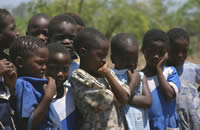 Apprehension - Pupils of Nanthomba Orphan School